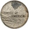A Two Ounce .999 Fine Silver Round Made By Swiss Of America Unc - 2