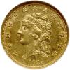 1836 $2.50 Classic Head. Script 8 NGC AU58