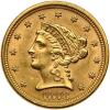 1873 $2.50 Liberty. Closed 3 ANACS MS61