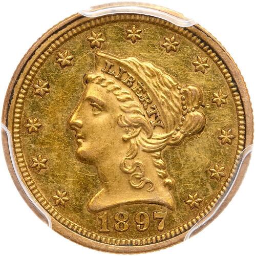 1897 $2.50 Liberty PCGS Proof 58