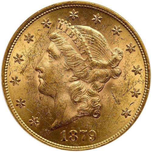 1879 $20 Liberty PCGS MS61