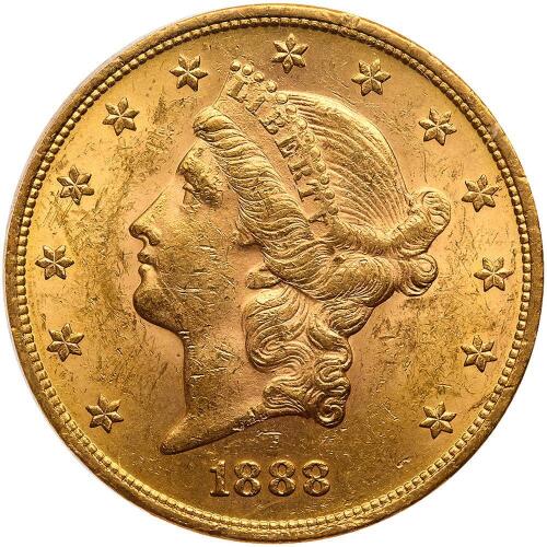 1888 MINT ERROR. Doubled Die Reverse