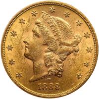1888 MINT ERROR. Doubled Die Reverse