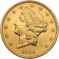 1889 $20 Liberty MS60