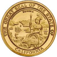 California Gold Medal, 1990 Choice Brilliant Proof