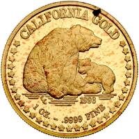 California Gold Medal, 1993 Choice Brilliant Proof