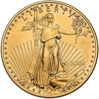 2006. $50.00 American Gold Eagle 1 ozt in Gem Unc