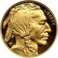 2006-W. American $50.00 Buffalo Gold 1 ozt .9999 Fine NGC PF70 Ultra Cameo