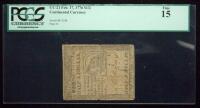 Continental, February 17, 1776, Half A Dollar PCGS Fine 15