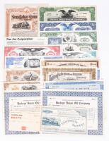 20-piece lot of 18th and 19th Century Stock Certificates