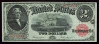 1917, $2 United States Note Choice EF