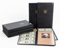 A Dozen Different 4-piece Uncut Sheets of U.S. Federal Reserve Notes Gem Crisp U