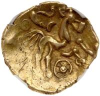 Britain, Regni-Atrebates. Ca. 60-20 BC. Gold Stater (5.64g) 21mm