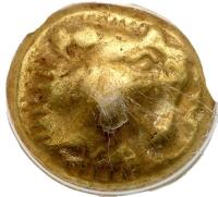 Kingdom of Lydia. Before Kroisos, 610-546 BC. Electrum 1/3 Stater, 12 mm