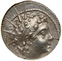 Seleukid Kingdom. Antiochos VI Dionysos, 145-142 BC. Silver Drachm, (4.0 g) 16 mm