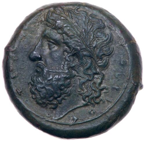Sicily, Syracuse. Timoleon and the Third Democracy. &Atilde;&dagger; Dilitron, 25mm (20.01 g), 344-317 BC