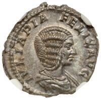 Septimius Severus and wife Julia Domna Silver Denarii