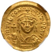 Tiberius II Constantine, 578-582. Gold Solidus (4.43g), 20 mm