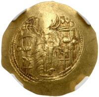 Isaac II Angelus, ca 1185-1195. Gold Hyperpyron (4.36 g) 25 mm