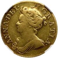 Great Britain. Guinea, 1714 NGC VF