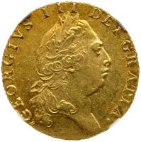 Great Britain. Guinea, 1794 NGC AU58