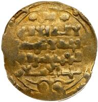 Ghaznavid, Ibrahim, debased gold Dinar ND (AH 451-492 / AD 1059-1099) ANACS VF30