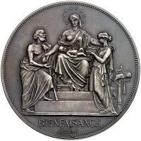 France. Silver Medal, 1902 Unc