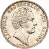 German States: Baden. 2 Taler, 1844 Sharpness of XF