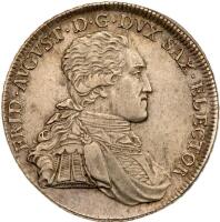 German States: Saxony. Taler, 1795-IEC XF