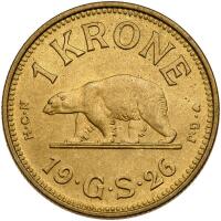 Greenland. Krone, 1926 Gem Unc