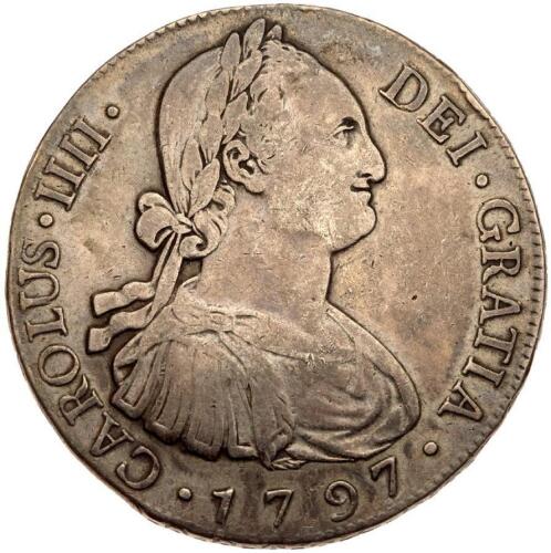 Guatemala. 8 Reales, 1797-NG M Fine to VF