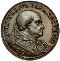 Italian States: Papal/Roman States. Bronze Medal, ND XF
