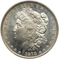 1878 Morgan $1. 8 Tail Feathers PCGS MS63