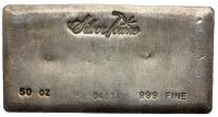 50 ozt 999 Fine Silver Towne Bar