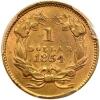 1854 $1 Gold Indian - 2