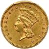 1862 $1 Gold Indian PCGS MS61