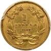 1862 $1 Gold Indian PCGS MS61 - 2