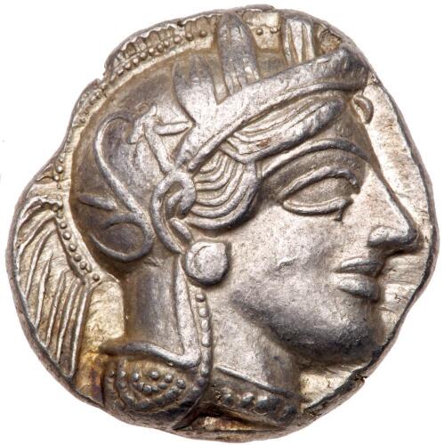 Attica, Athens. Silver Tetradrachm (17.21 g), ca. 454-404 BC