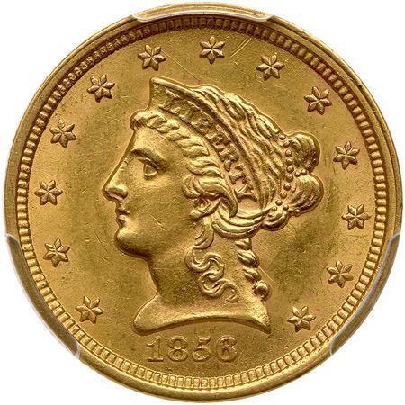 1856 $2.50 Liberty