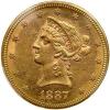 1887-S $10 Liberty PCGS MS61