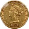 1894-S $10 Liberty PCGS AU53