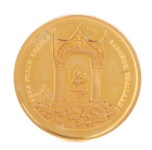 Thailand. 1989 Gold Medal (8.0 gr) 20 mm Brilliant Proof