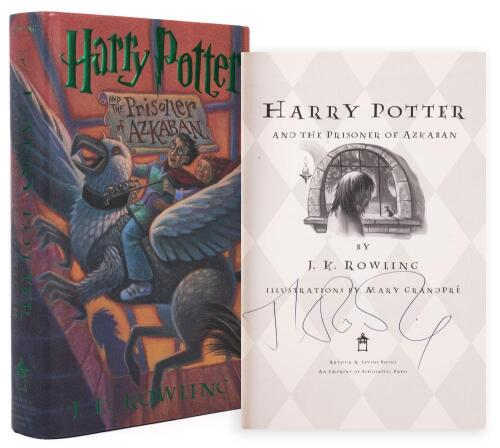J.K Rowling: HARRY POTTER AND THE PRISONER OF AZKABAN First American Edition October 1999 Autographed on Title Page, MINT