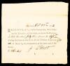 Revolutionary War Pay Voucher for Surgeon General Philip Turner Easter
