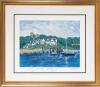 Edward "Ted" Kennedy. "Hyannis Port Compound" Inscribed and Signed Serigraph, Artist's Proof