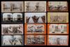 Antique Stereoscope (Stereoview) Cards: 50 Card Collection: Lincoln Monument, Brooklyn Bridge Construction, Ships, Architecture