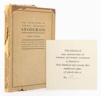 Mark Twain: The Adventures of Thomas Jefferson Snodgrass, Rare Limited First Edition to 375 Copies, 1927 by Pascal Covici, Publi