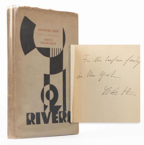 Gertrude Stein: Very Scarce Inscribed and Signed First Edition of