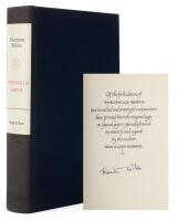 Thornton Wilder; "Theophilus North" Scarce Limited First Edition to 275 Copies (Offered is # 6) Signed by Wilder with Deluxe Pri