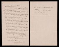 William Harrison Ainsworth: Rare Autographed Manuscript Signed, Opening Passages of THE LANCASHIRE WITCHES Published 1849
